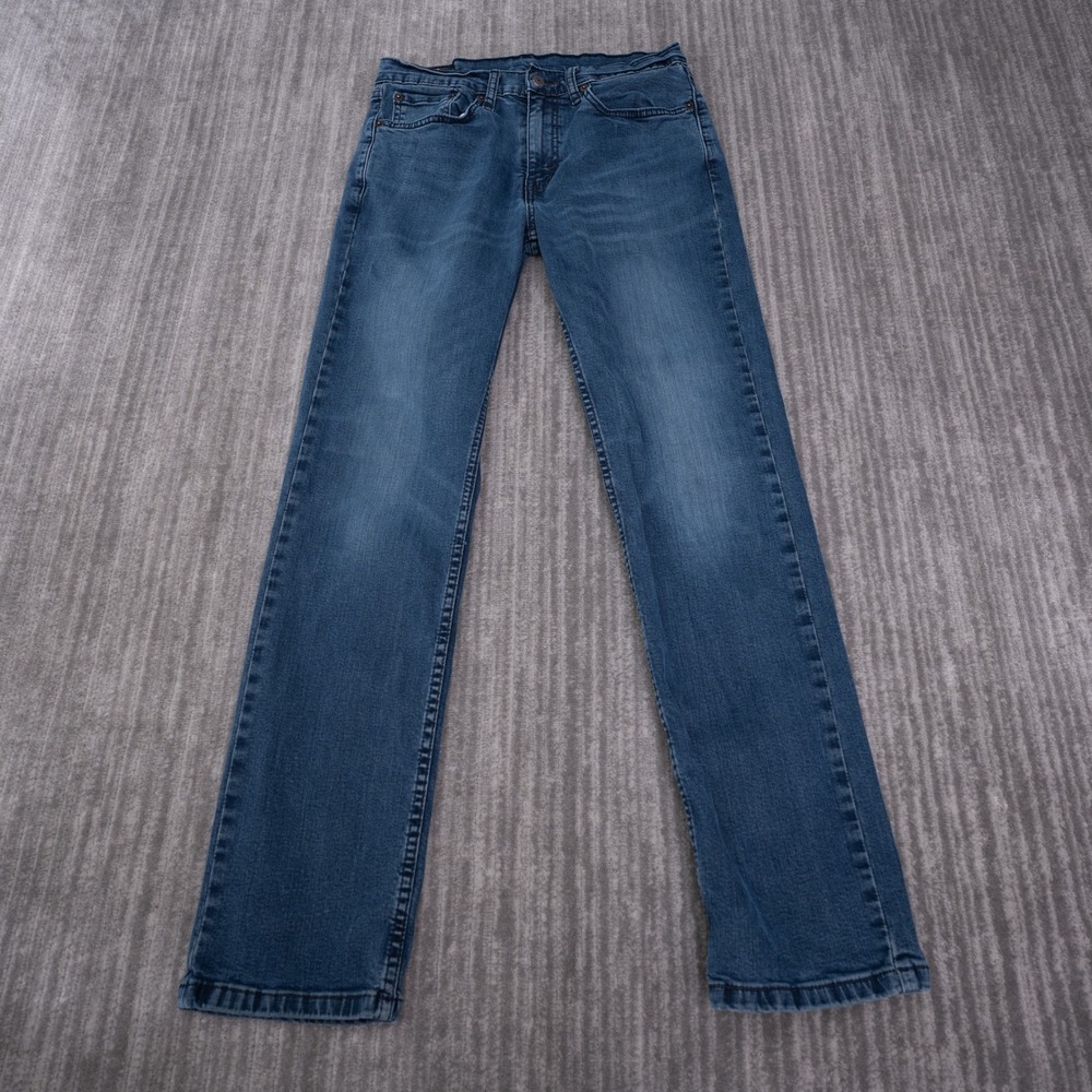 Levis 514 Straight Fit Jeans Mens 31x32 Fit 29x31 Blu Stretch Denim Pants